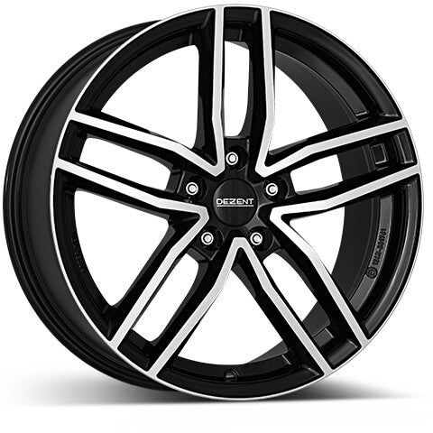 8x18 Dezent TR Black Polished