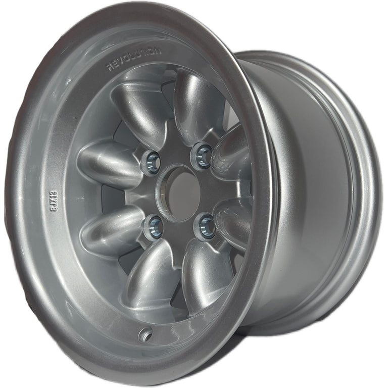 8x13 Revolution 8 spoke Silver
