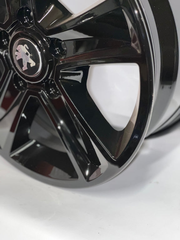 7x16 Arcasting Mammut 5 Peugeot Black