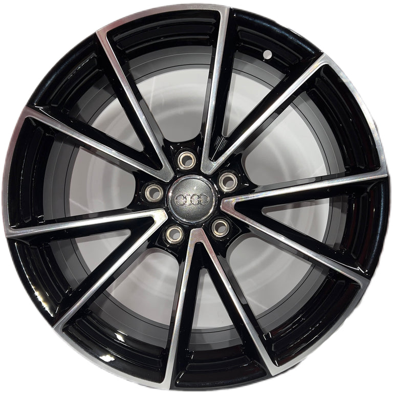 8x18 Audi S-Line Black Polished