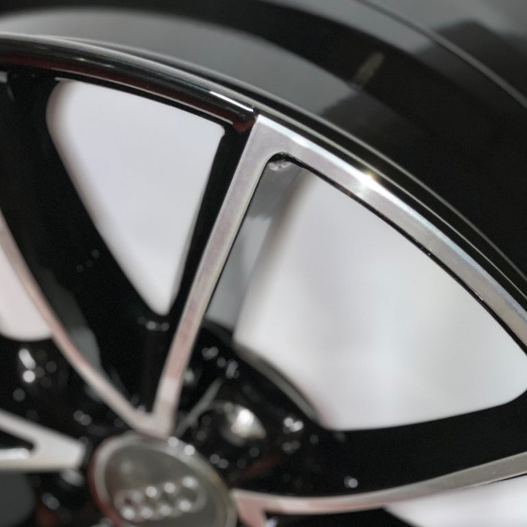 8x18 Audi S-Line Black Polished